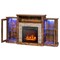 TV Stand with Electric Fireplace and 16 Color LED Lights 65 Inch